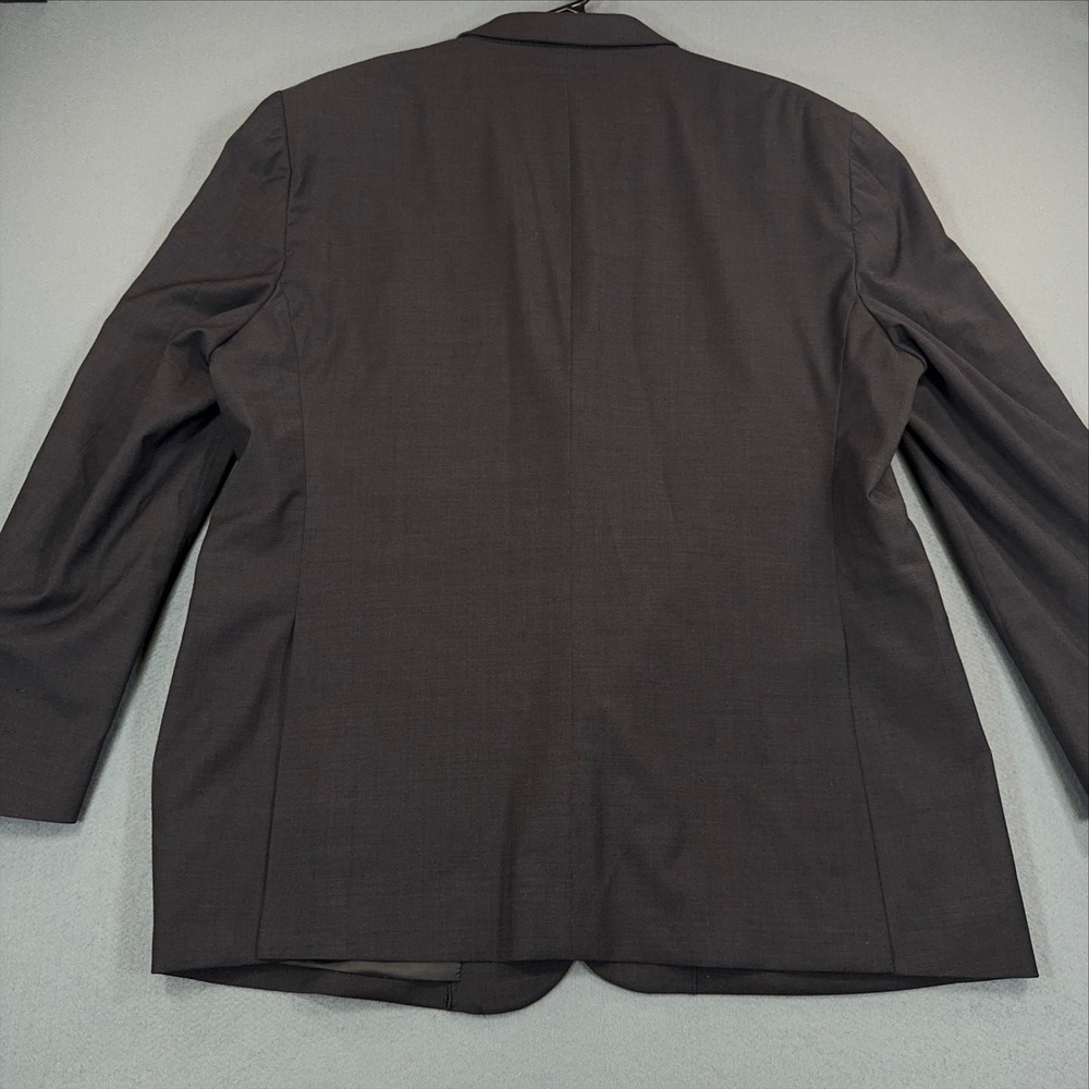 Jos. A. Bank Traveler Blazer Charcoal Gray Wool Blend Tailored Fit 48 Long NWOT - Picture 12 of 12